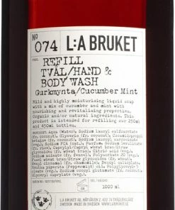 L:A Bruket Refill Hand-body Wash Cucumber Mint