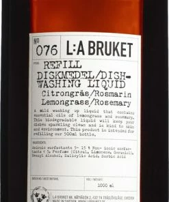 L:A Bruket Refill Dish Washing Liquid Lemongrass/Rosemary
