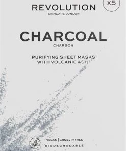Revolution Skincare Biodegradable Purifying Charcoal Sheet M
