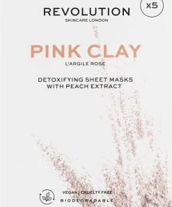 Revolution Skincare Biodegradable Detoxifying Pink Clay Shee