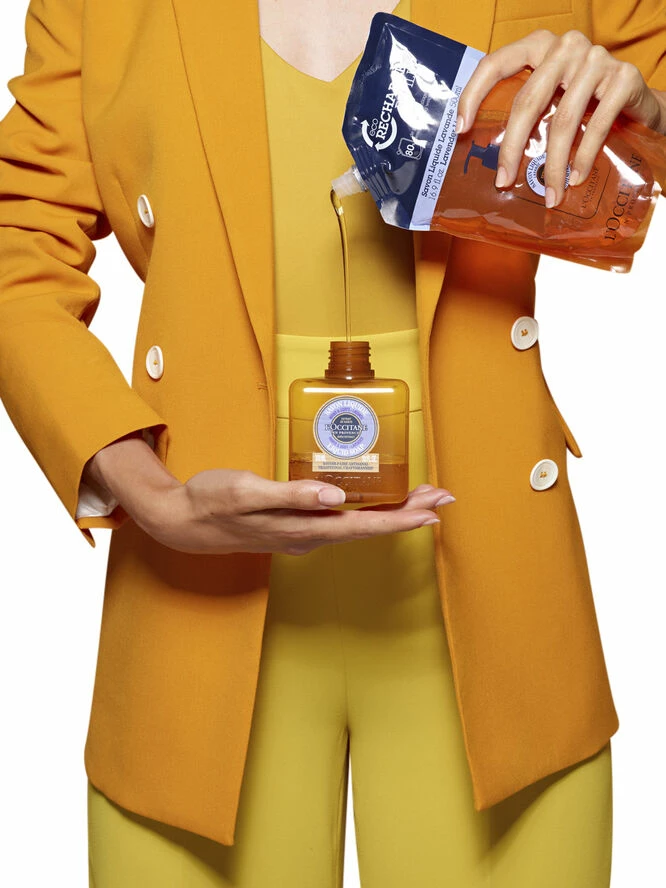 L'Occitane SHEA LAV LIQ SOAP EC REF 500ML - Billede 2