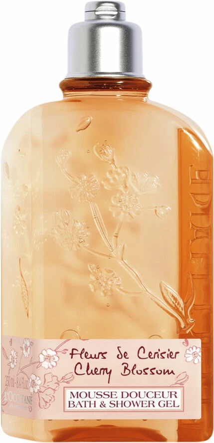 L'Occitane Cherry Blossom Shower Gel 250 Ml. 2 L'Occitane Cherry Blossom Shower Gel 250 Ml. - Billede 2
