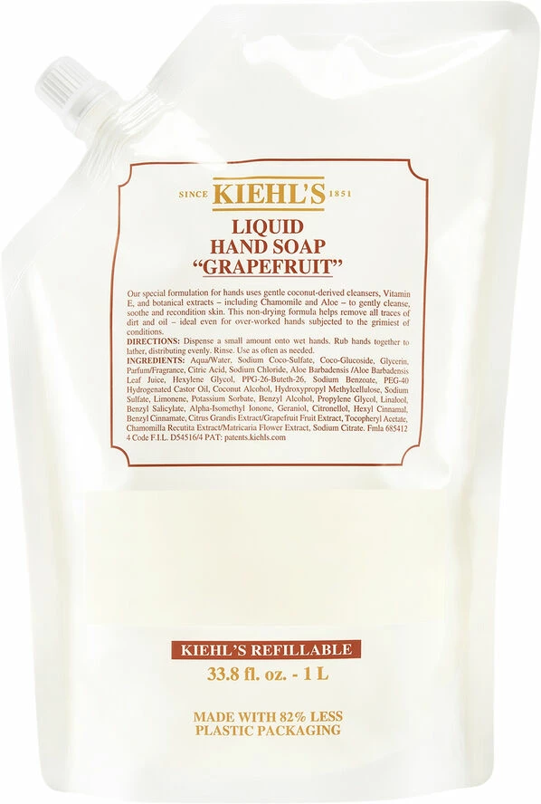 Kiehl's GRAPEFRUIT SOAP 1L REF POUCH