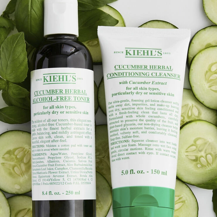 Kiehl's Cucumber Herbal Alcohol-free Toner 250 Ml. - Billede 4