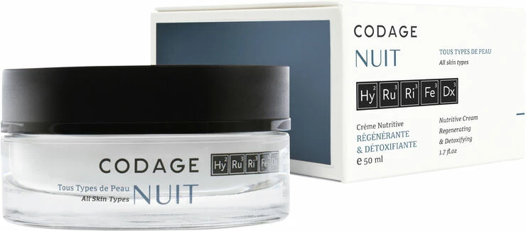 Codage Nutritive Night Cream Regenerating & Detoxifying 50 Ml. 1 Codage Nutritive Night Cream Regenerating & Detoxifying 50 Ml.