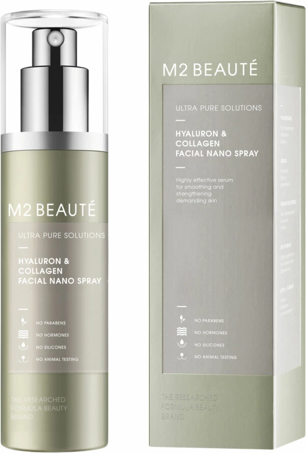M2 Beauté Hyaluron & Collagen Facial Nano Spray 75 Ml. - Billede 3