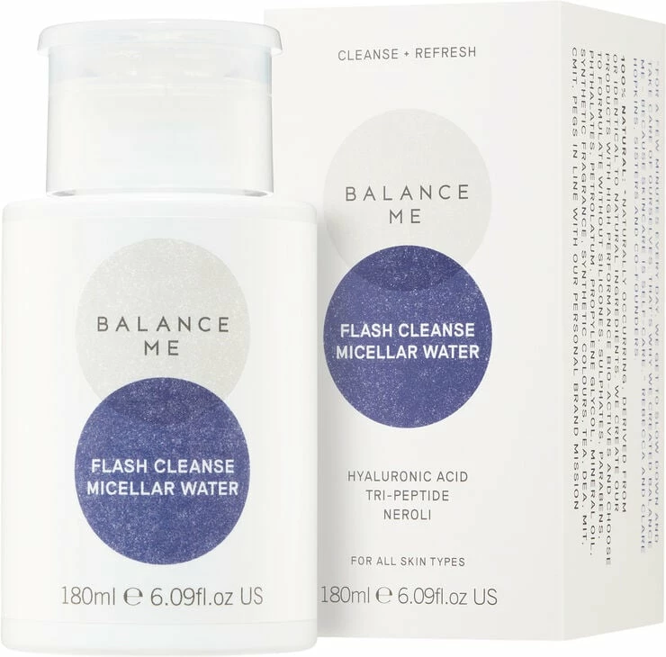 Balance Me Flash Cleanse Micellar Water 180 Ml. 1 Balance Me Flash Cleanse Micellar Water 180 Ml.