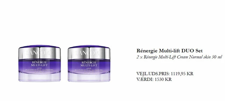 Lancôme Rénergie Multi Lift Day Cream Duo Sæt