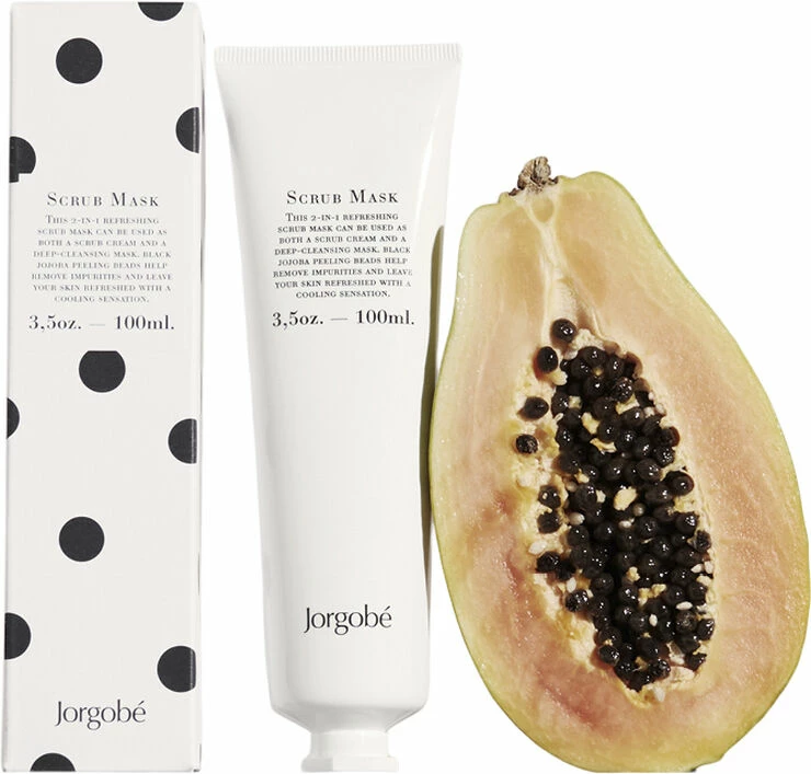 Jorgobé Refreshing Scrub Mask 100 Ml. 2 Jorgobé Refreshing Scrub Mask 100 Ml. - Billede 2