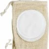 GRUMS Reusable Bamboo Cotton Pads 7 Pcs. + Laundry Bag