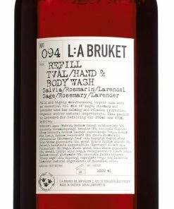 L:A Bruket Refill Hand/Body Wash Salvie, Rosemarin, Lavendel 1000 Ml
