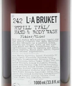L:A Bruket Hand & Body Wash Elderflower 1000 Ml