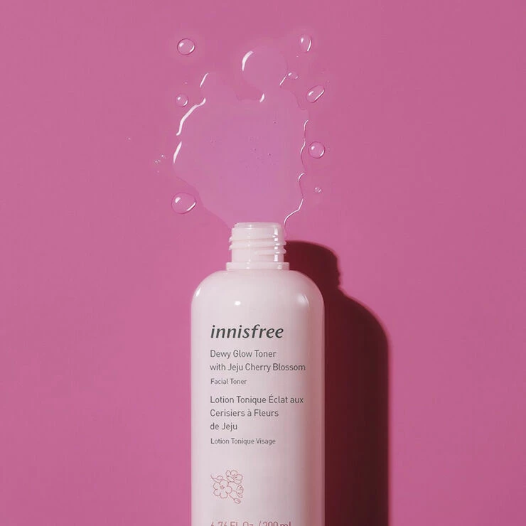 Innisfree Dewy Glow Toner - With Jeju Cherry Blossom 2 Innisfree Dewy Glow Toner - With Jeju Cherry Blossom - Billede 2