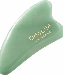 Odacit&eacute; Crystal Contour Gua Sha - Green