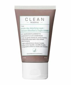 Clean Reserve Hair & Body Purple Clay Detoxifying Face Mask