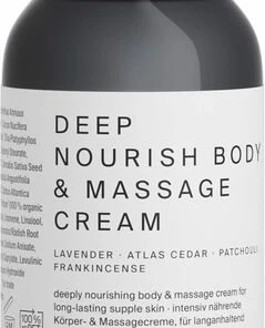 Less Is More Organic Deep Nourish Body & Massage Cream Lavender Travel Size 50 Ml.